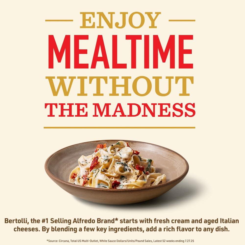 image:imageBertolli Alfredo Sauce with Basil Spaghetti Pasta Sauce 15 ozGalric Alfredo