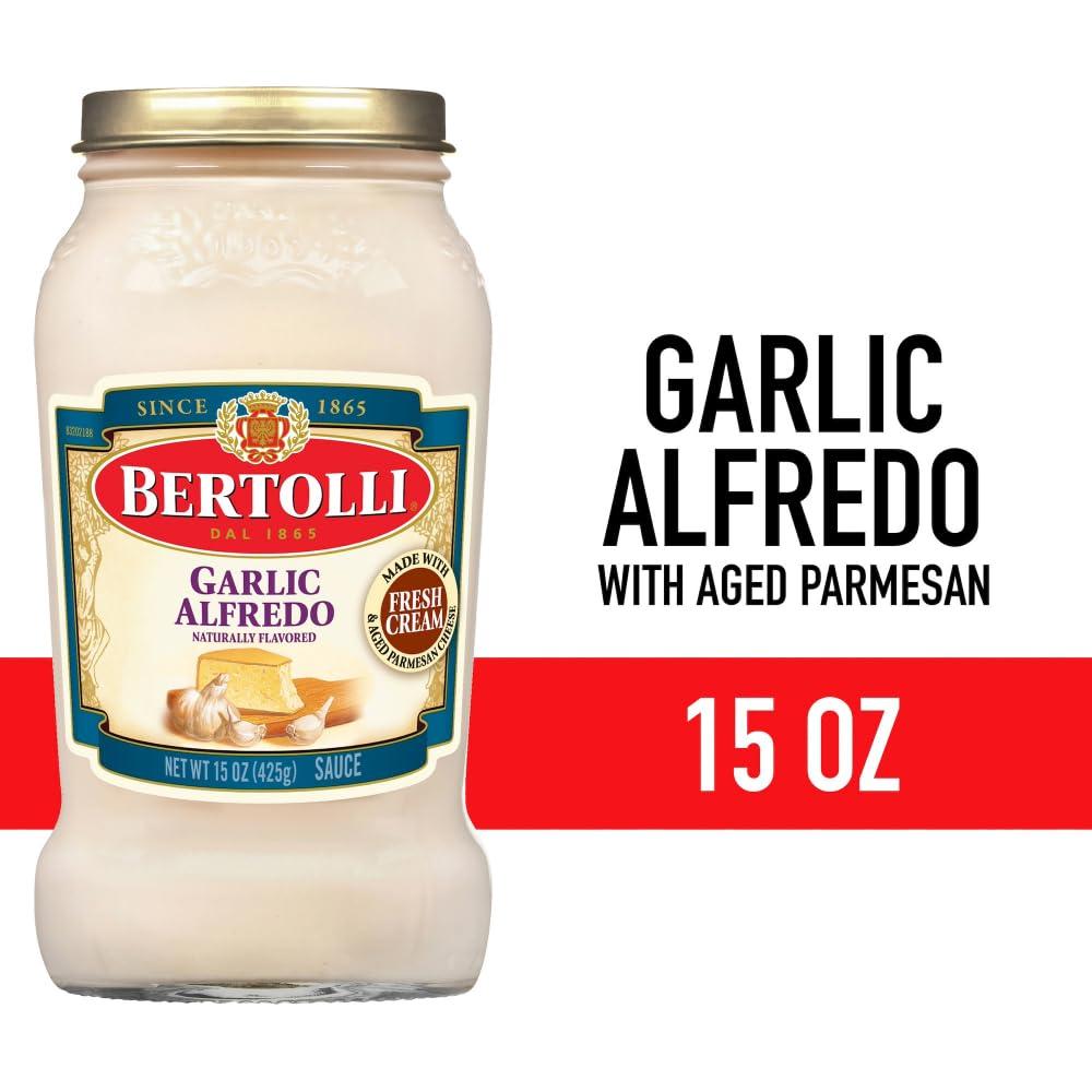 image:imageBertolli Alfredo Sauce with Basil Spaghetti Pasta Sauce 15 ozGalric Alfredo