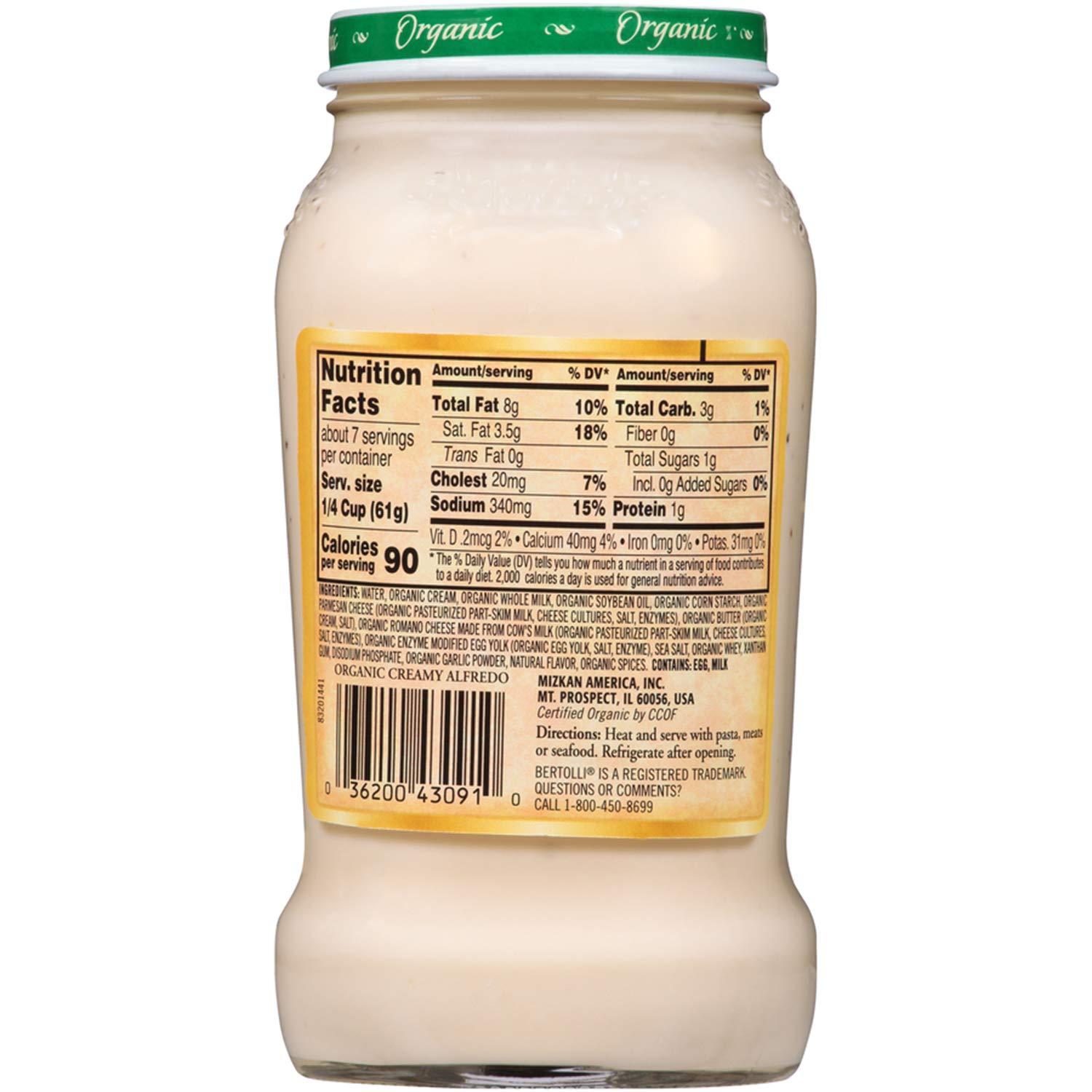 image:imageBertolli Organic Creamy Alfredo with Aged Parmesan Cheese Sauce 15 oz