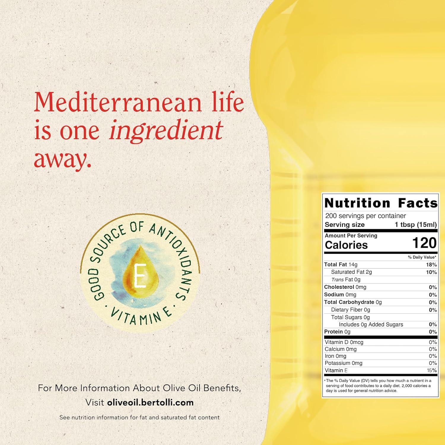 image:imageBertolli Extra Light Tasting Olive Oil 51Ounce Bottle1014 fl oz