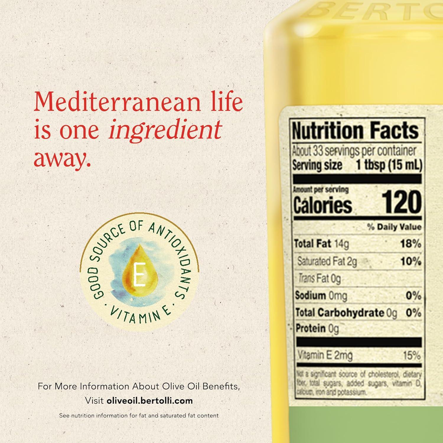 image:imageBertolli Extra Light Tasting Olive Oil 51Ounce Bottle17 fl oz