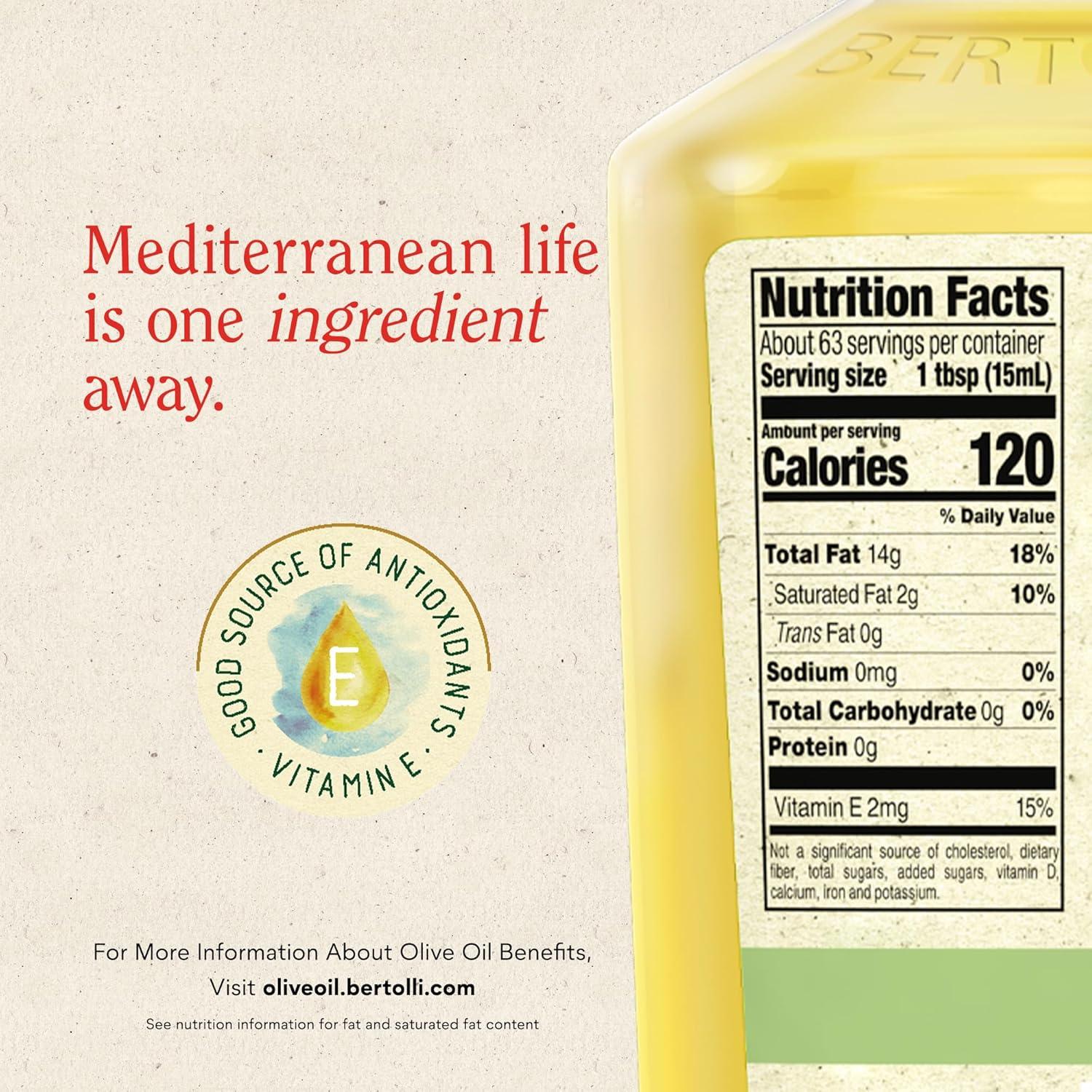 image:imageBertolli Extra Light Tasting Olive Oil 51Ounce Bottle32 fl oz