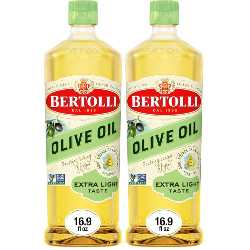 image:imageBertolli Extra Light Tasting Olive Oil 51Ounce Bottle17 fl oz Pack of 2