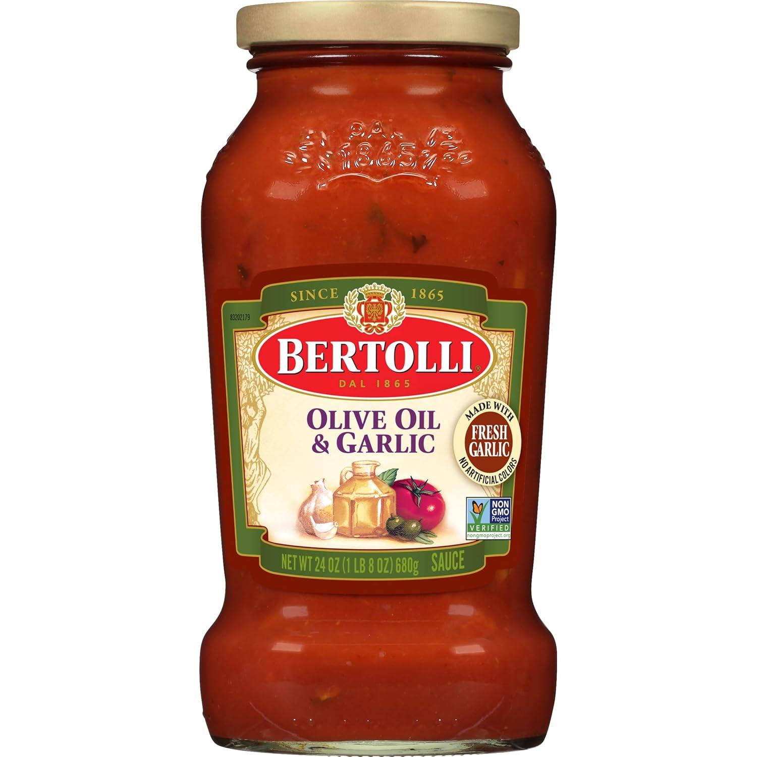 image:imageBertolli Pasta Sauce with Olive Oil and Garlic Spaghetti Tomato Sauce 24 ozOlive Oil Garlic