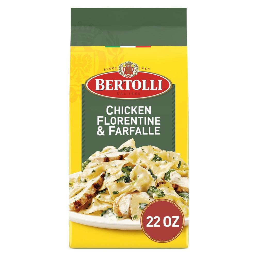 image:imageBertolli Chicken Florentine amp Farfalle Frozen Meals in a Rich White Wine amp Parmesan Sauce 22 oz220 oz