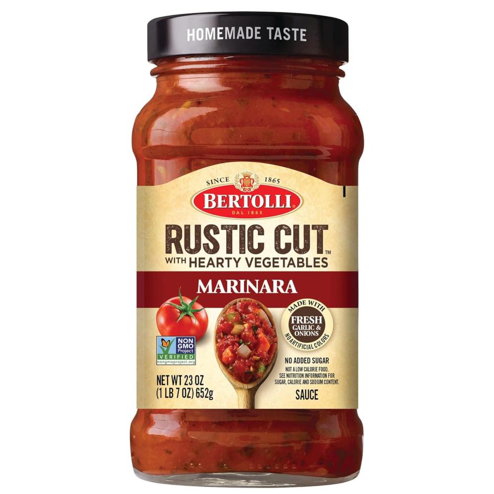 image:imageBertolli Vineyard Marinara Sauce with Merlot Wine Made with VineRipened Tomatoes Herbs and Spices and Merlot 24 ozMarinara with Traditional Vegetables