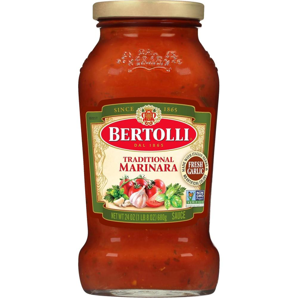 image:imageBertolli Vineyard Marinara Sauce with Merlot Wine Made with VineRipened Tomatoes Herbs and Spices and Merlot 24 ozTraditional Marinara