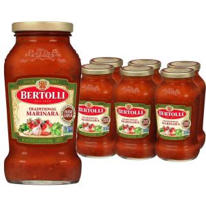 Bertolli Vineyard Marinara Sauce with Merlot Wine, Made with Vine-Ripened Tomatoes, Herbs and Spices and Merlot, 24 oz(Bertolli Traditional Marinaria)