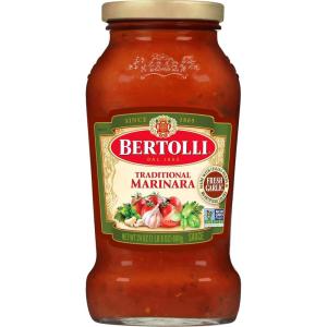 Bertolli Vineyard Marinara Sauce with Merlot Wine, Made with Vine-Ripened Tomatoes, Herbs and Spices and Merlot, 24 oz(Traditional Marinara)